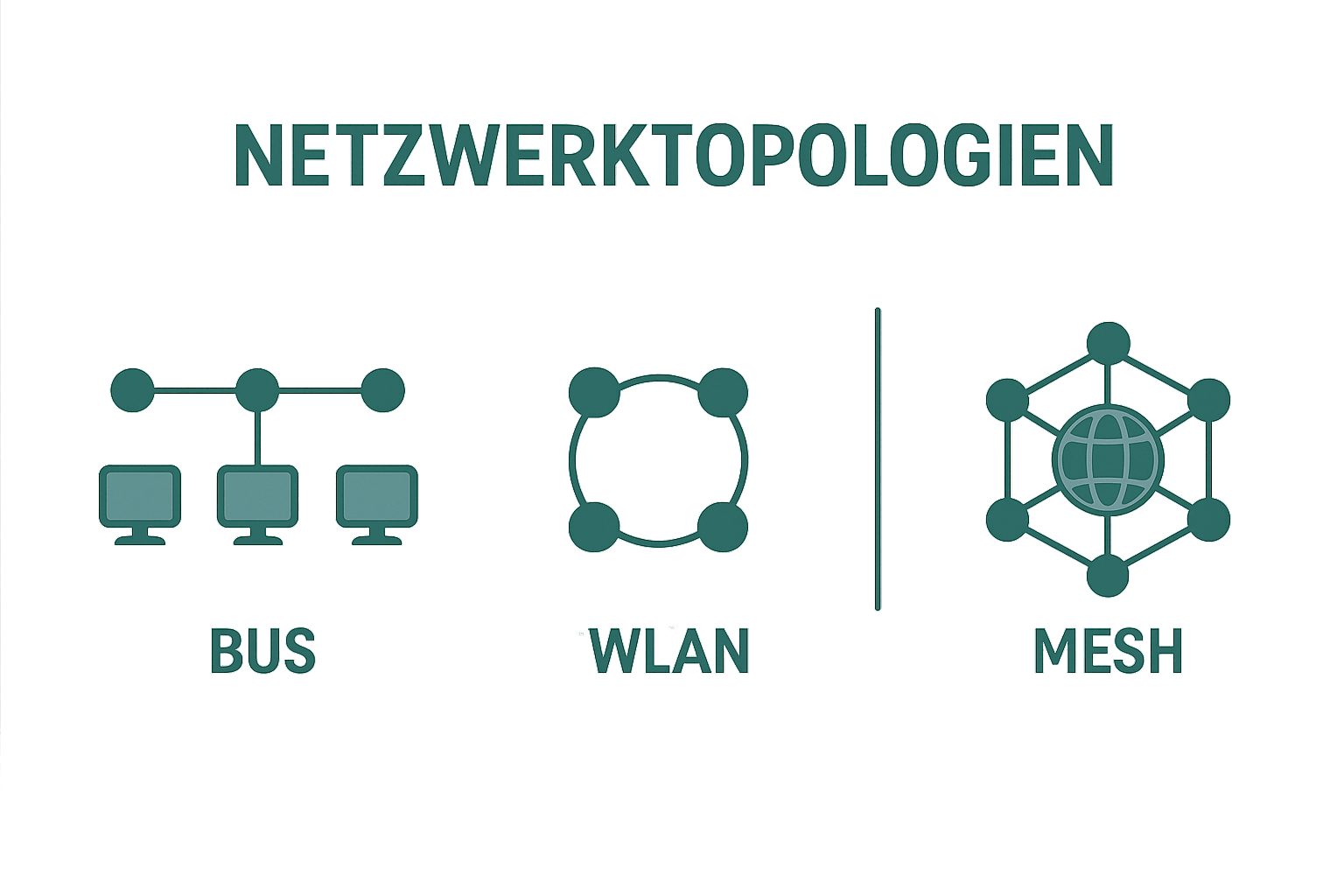 Netzwerktopologien – Struktur und Aufbau von Netzwerken einfach erklärt