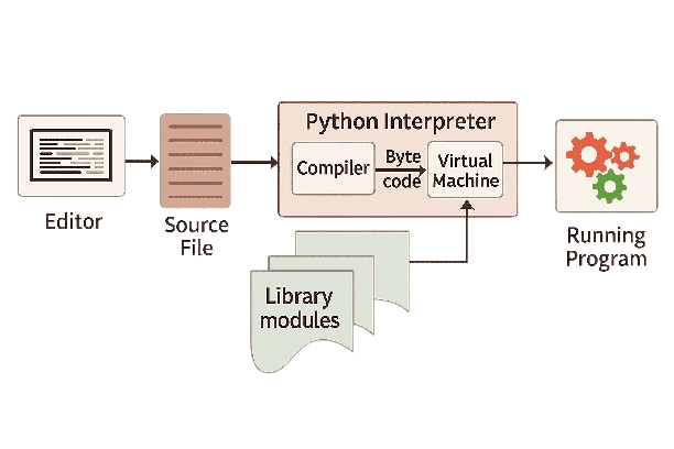 Funktionsweise eines Python-Programms