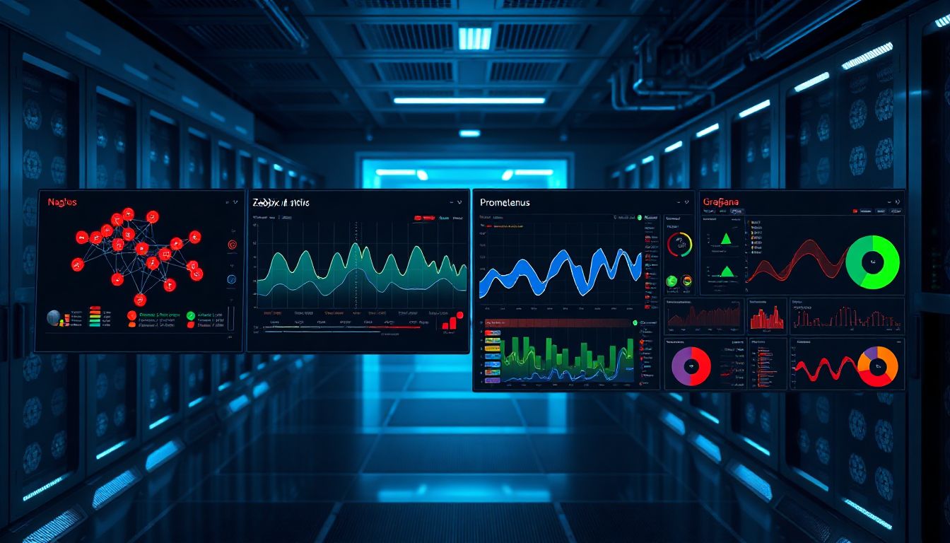 Vergleich führender Monitoring-Tools: Nagios, Zabbix, Prometheus und Grafana, SolarWinds